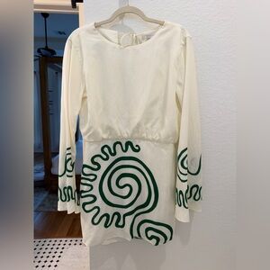 Laura Dress - cream linen, worn once